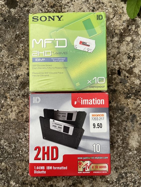 Lot De 10 Disquettes 3 Pouces Vierges Amstrad - Propres, Avec étui Souple