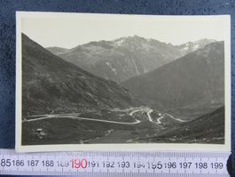 OBERALPSTRASSE MIT BAHNLINIE URI AK 1929