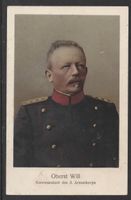 Oberst Will, Kommandant des 3. Armeekorps (O