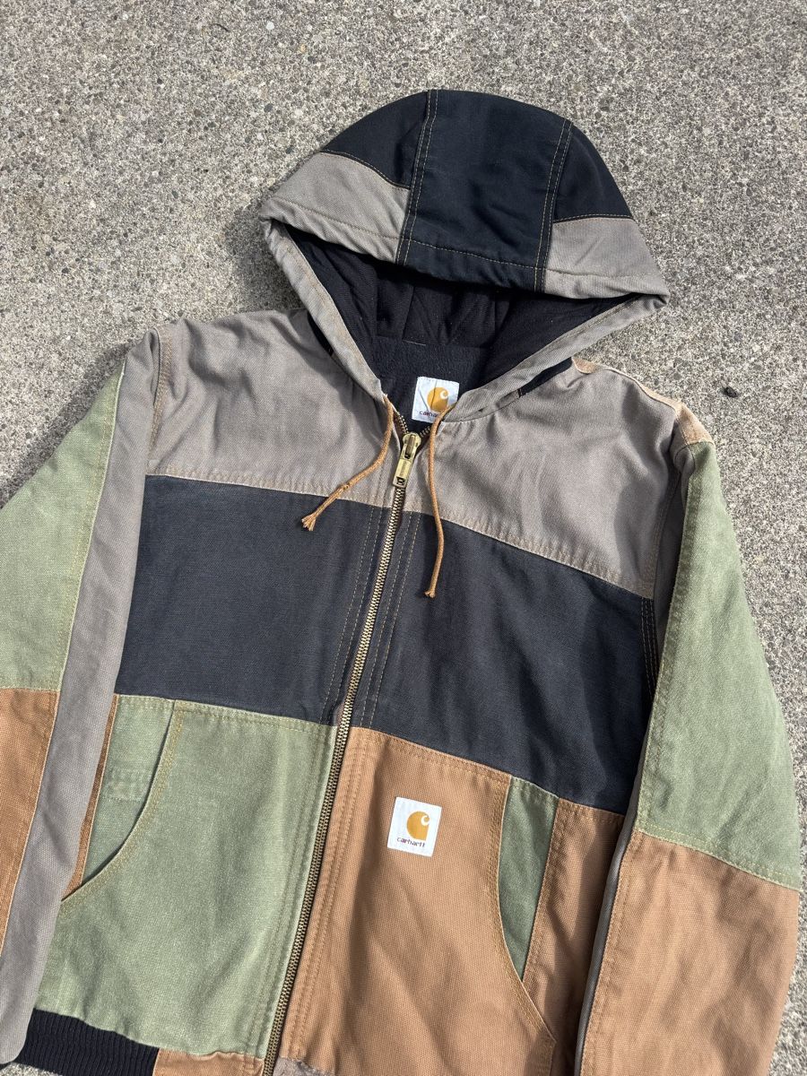 Carhartt Jacken: Vintage Carhartt Patchwork Hooded Jacket M Rare – Gebraucht aus Effretikon von syrrrrre 1