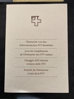 Schweiz 1983 PTT-Faltkarte Satz 4er-Block 1.Tag Europa CEPT
