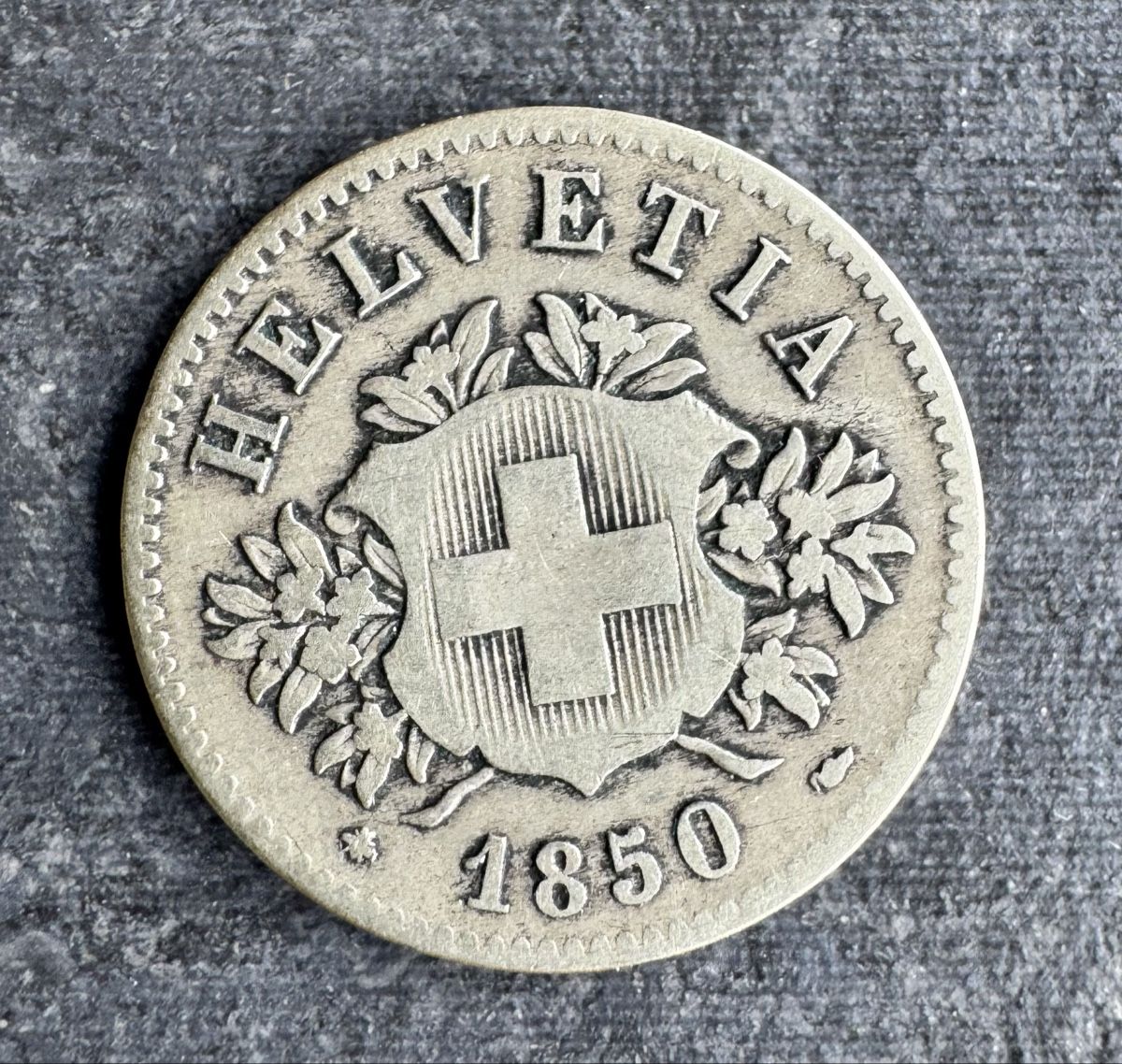 Tutti le monete: 20 Rappen 1850 – Usato da Meilen venduto da coins4sale