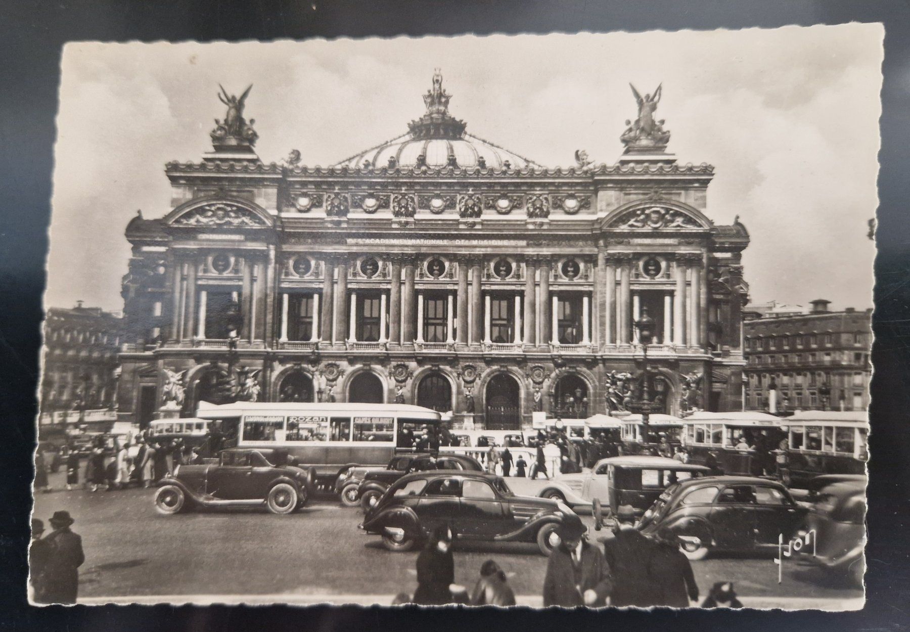Ansichtskarten: l'Opéra Paris mit Oldtimer - Ikonisch/rar – Neu (gemäss Beschreibung) aus Melchnau von Arthurius