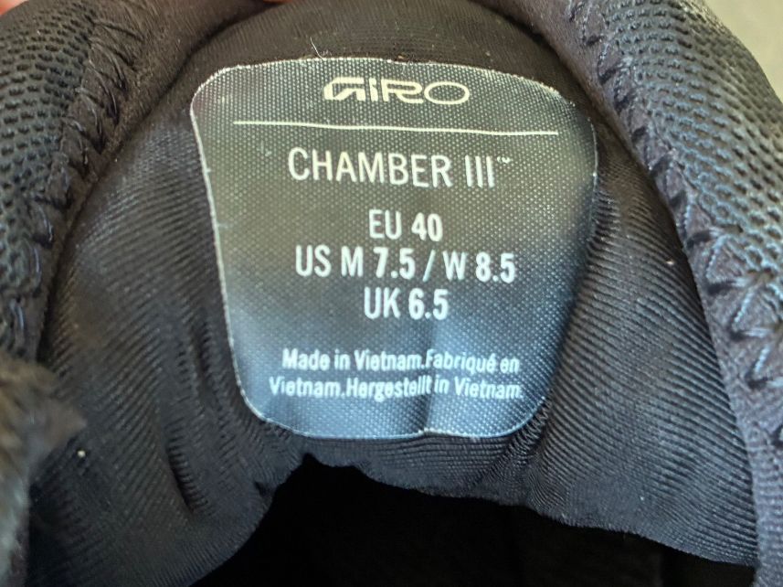 Giro Scarpe da uomo: Giro Chamber III MTB Schuh, Gr. 40 – Usato da Riedholz venduto da humi01 6