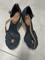 Tommy Hilfiger Keilabsatz Sandalen Dunkelblau Grösse 39