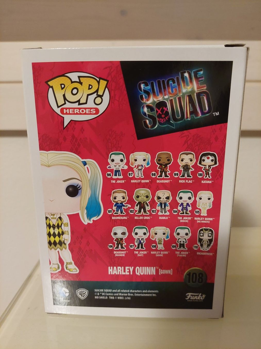 Funko Statuette: Funko Pop Figur - Suicide Squad Harley Quinn #108 – Nuovo e nell'imballaggio originale da Hefenhofen venduto da GSC99 2