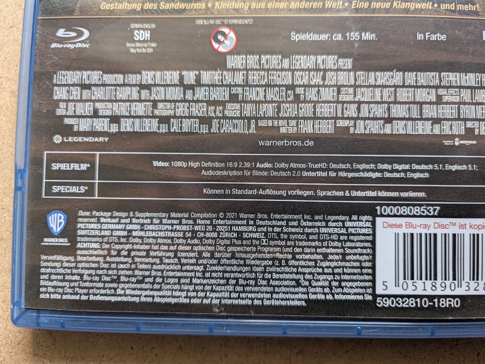 Tutti i DVDs: Dune Film Blu-ray – Usato da Chur venduto da FreakofRarity 2
