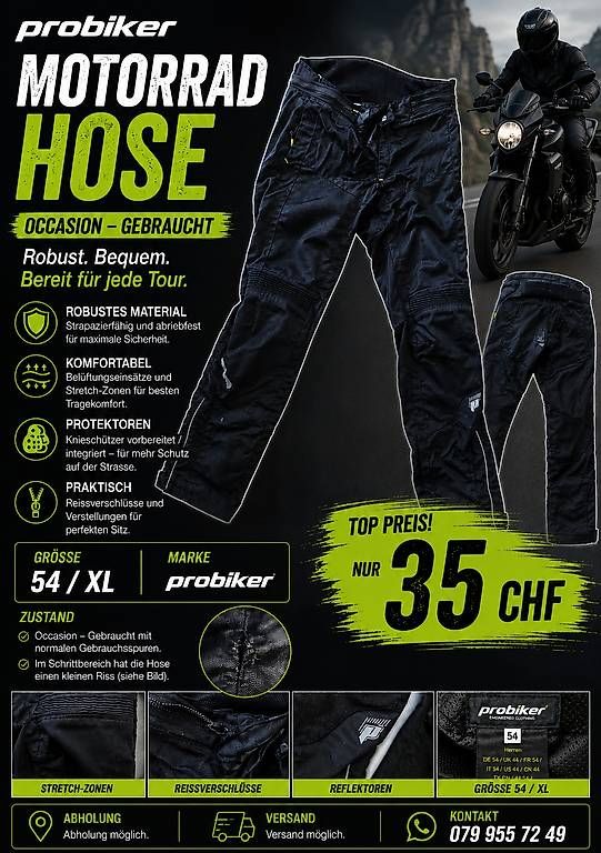 Pantaloni: Motorrad Hose Herren – Usato da Rothrist venduto da don-pantallon