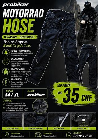 Motorrad Hose Herren