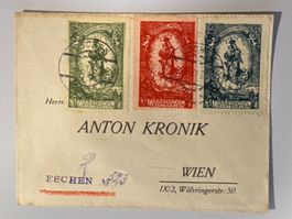 1920, Gedenkausgabe 80. Geburtstag Johanns II, ZNr. FL40-42