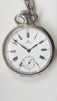 Taschenuhr Omega 51mm , Silber,0.800 Tolle Zustand funktioni