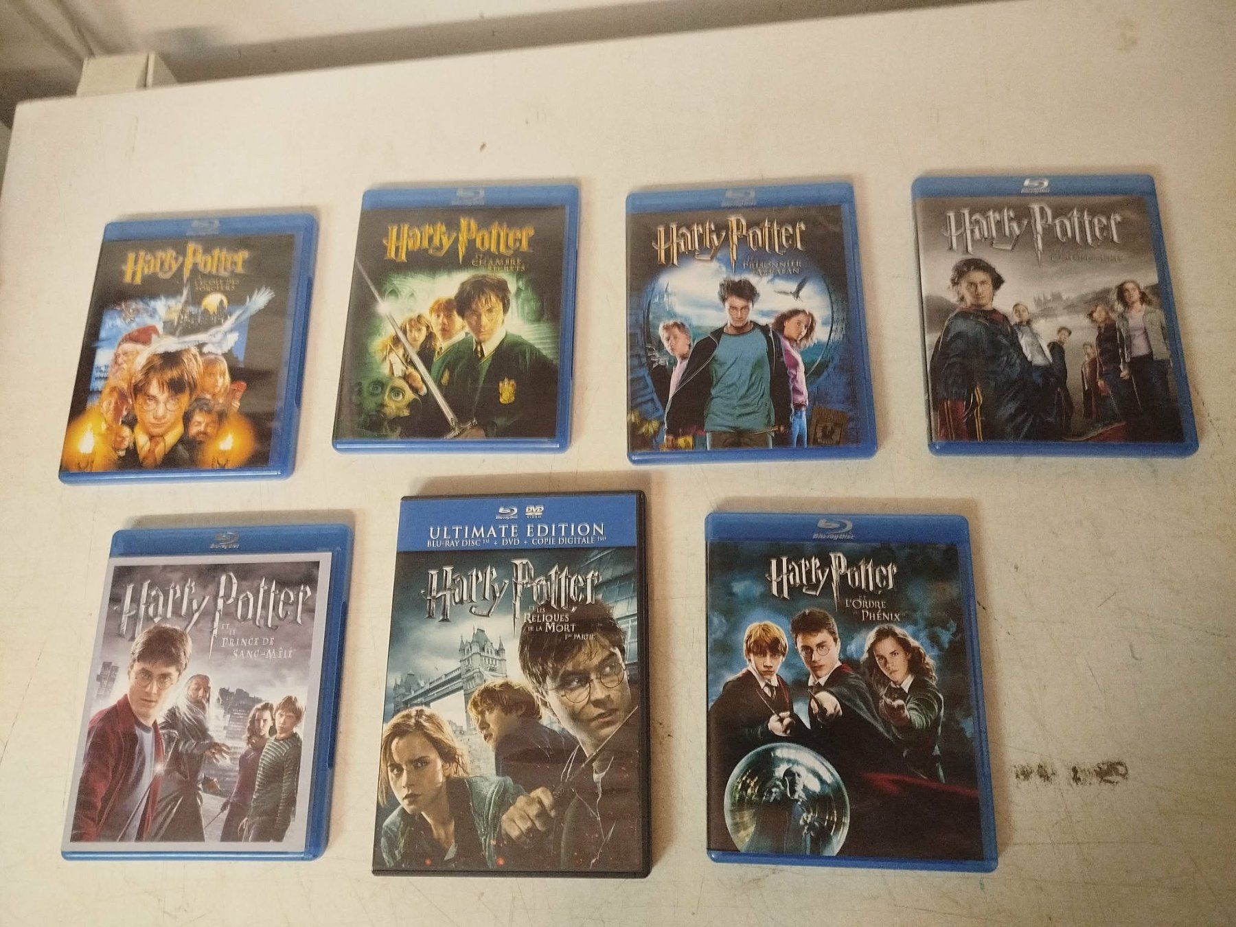 Tutti i DVDs: 7 X Dvd Harry Potter Blu-ray – Usato da La Chaux-de-Fonds venduto da Emmaus2300CDF