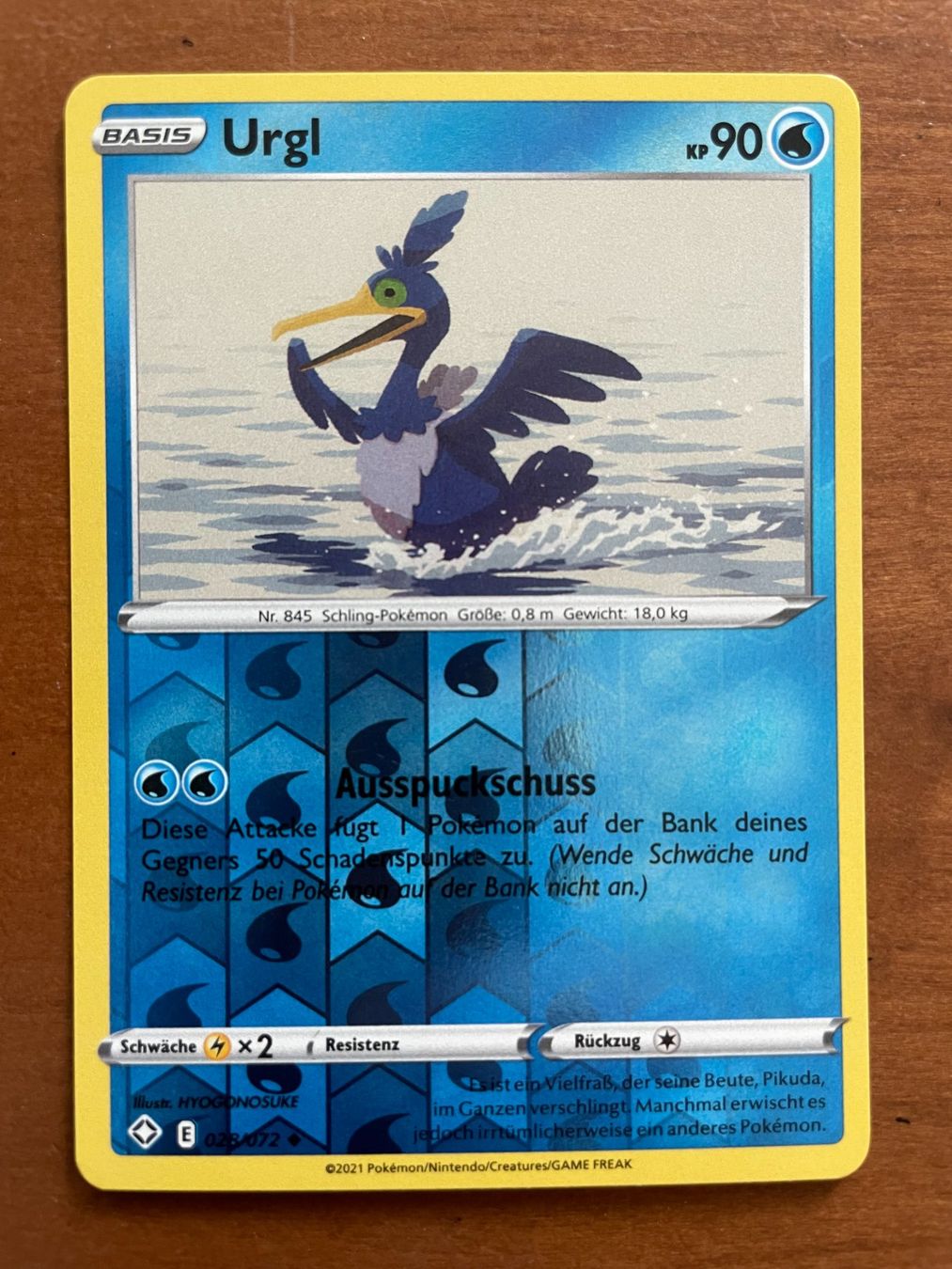 Pokémon Carte collezionabili: Pokemon Urgl Reverse (Versand gratis) – Nuovo (secondo la descrizione) da Chur venduto da Angerson