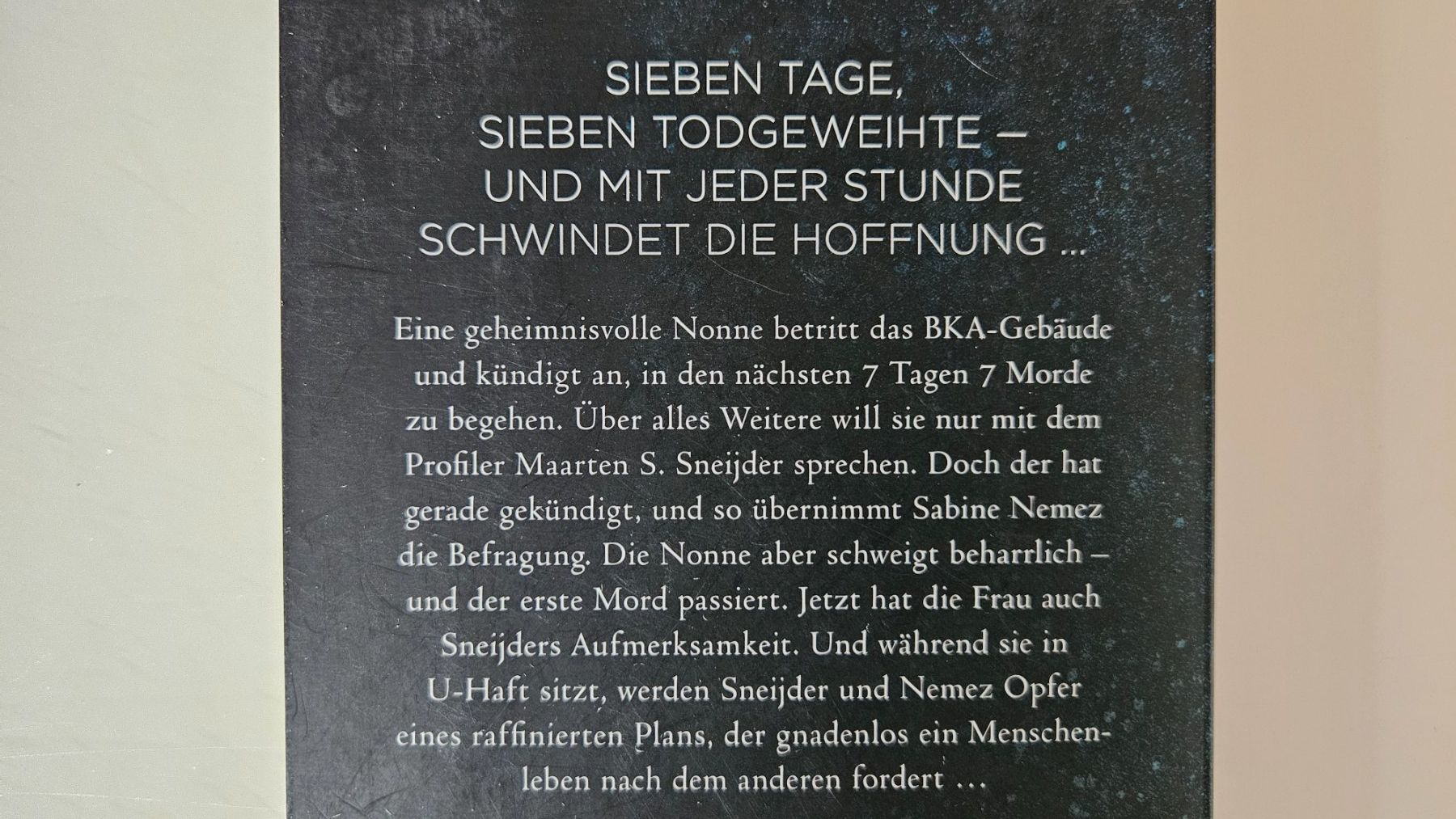 Libri: Andreas Gruber Tod es mal - Thriller – Usato da Basel venduto da True_Hofer_Store 1