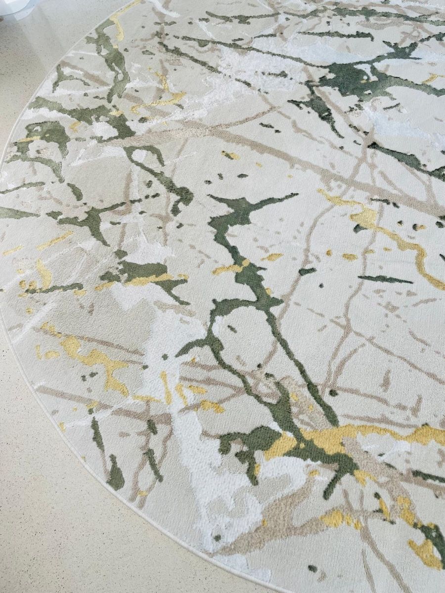 Teppiche: Runder Teppich Kurzflor glänzend – Gebraucht aus Binningen von DesignFanatic 5