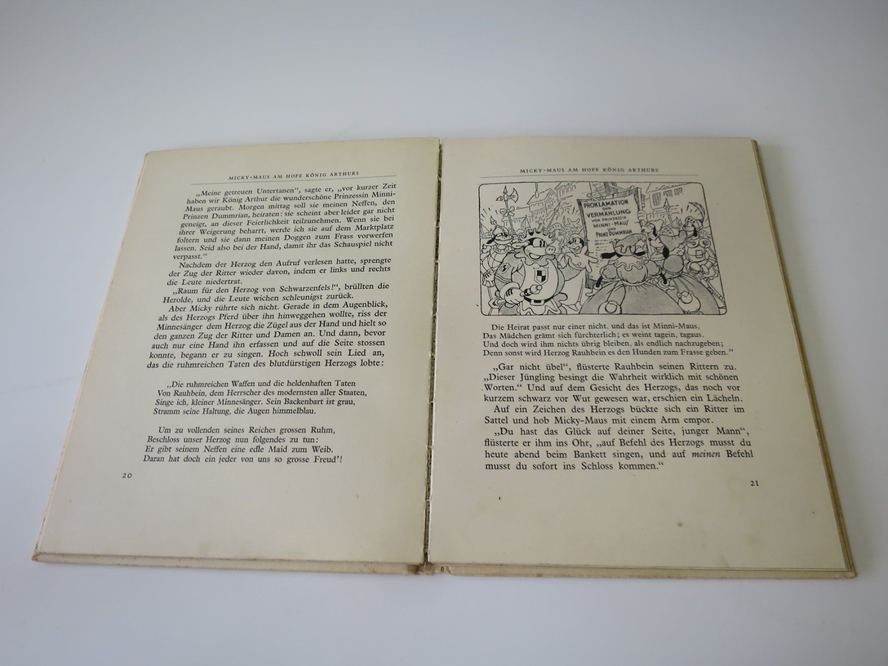 Fumetti: Micky Maus am Hofe König Arthurs, 1936 – Usato da Zürich venduto da 1.Simon 5