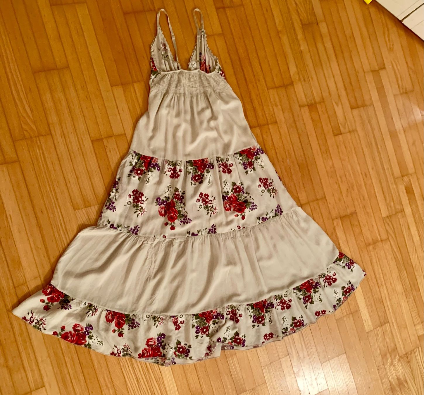 Vestiti: Sommerliches Maxikleid mit Blumenmuster, Grösse S/M – Usato da Maienfeld venduto da mar_59mb 3