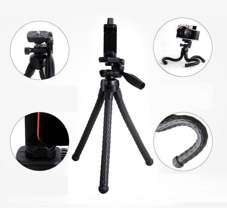 Treppiedi & Teste: Trépied Octopus selfie stick support iphone selfie – Nuovo e nell'imballaggio originale da Morges venduto da DigiAC 5