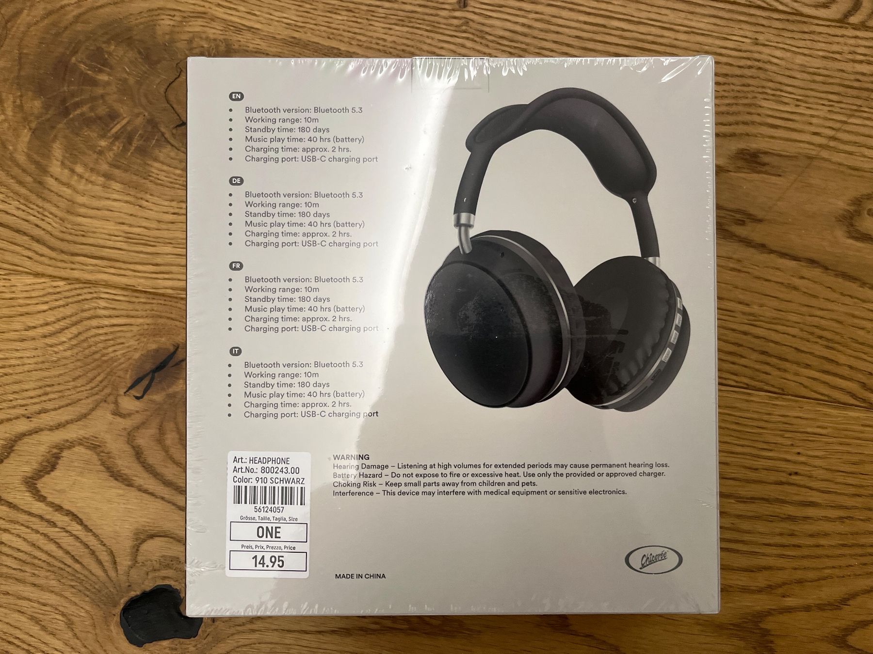 Cuffie: Originalverpackte, kabellose Kopfhörer - Neu! Schwarz – Usato da visp venduto da Illsley6677 1