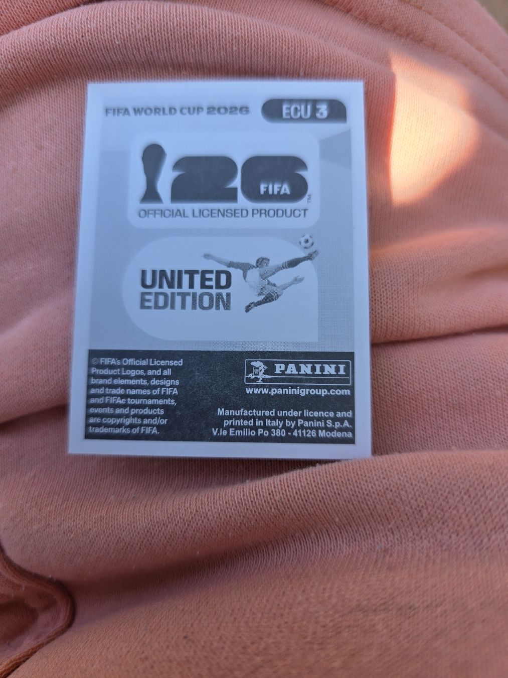 Panini Carte collezionabili: Panini WM 2026 ECU 3 Valle – Nuovo (secondo la descrizione) da Romanshorn venduto da leeh78 1