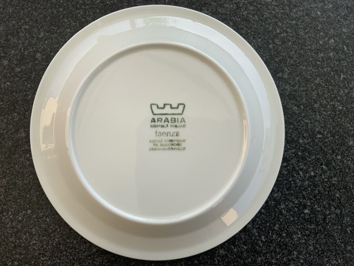 Arabia Assiettes: 8x Arabia Teller Faenza – Neuf (Voir description) à Magden par Jackevaro 1
