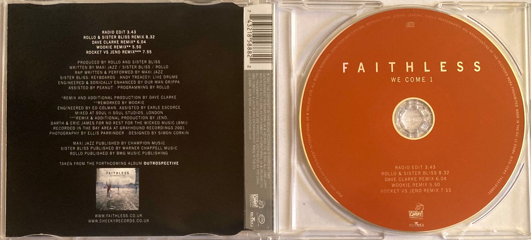 CDs: FAITHLESS - WE COME 1 – Gebraucht aus Poliez-Pittet von Newtown-Records 1