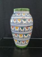 Keramik Vase Marokko, Handbemalt 36 cm