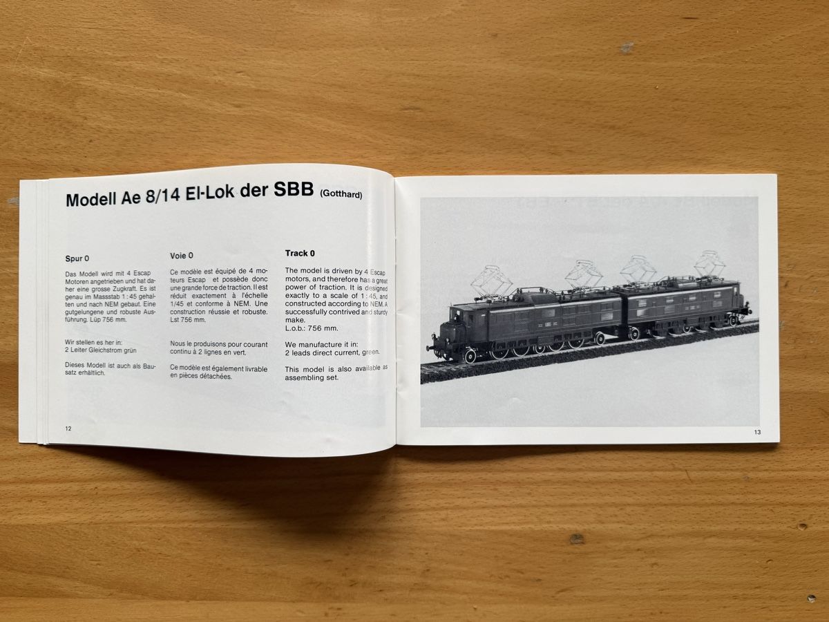 Modellini di ferrovie: Frisa Modelbau Katalog 52 Seiten  – Usato da Amden venduto da vipernatter 2