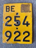 BE Mofa Nummernschild