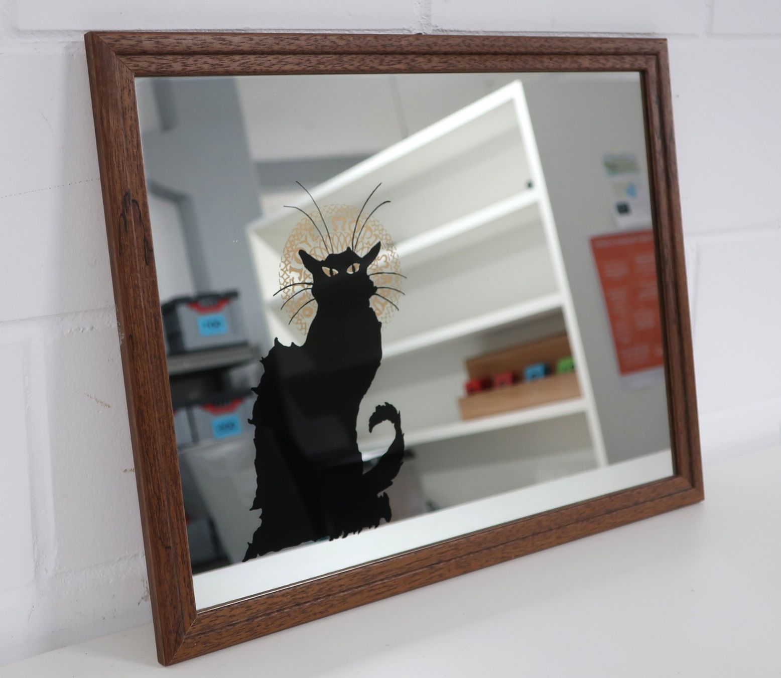 Specchi: Kleiner Spiegel Chat Noir – Usato da Volketswil venduto da brockipfannenstil 1