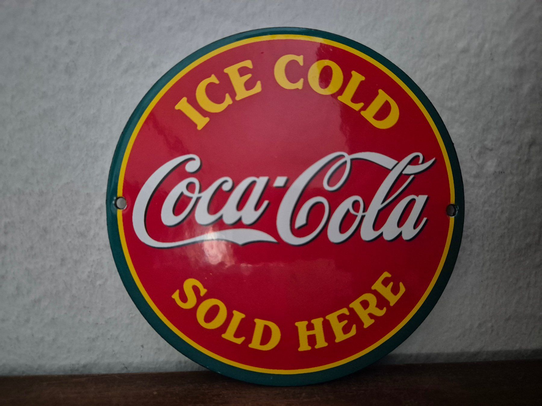 Coca-Cola Insegne: Emailschild Coca Cola Bar Salon Restaurant Emaille Schild – Nuovo (secondo la descrizione) da Schaffhausen venduto da pfanis09 1