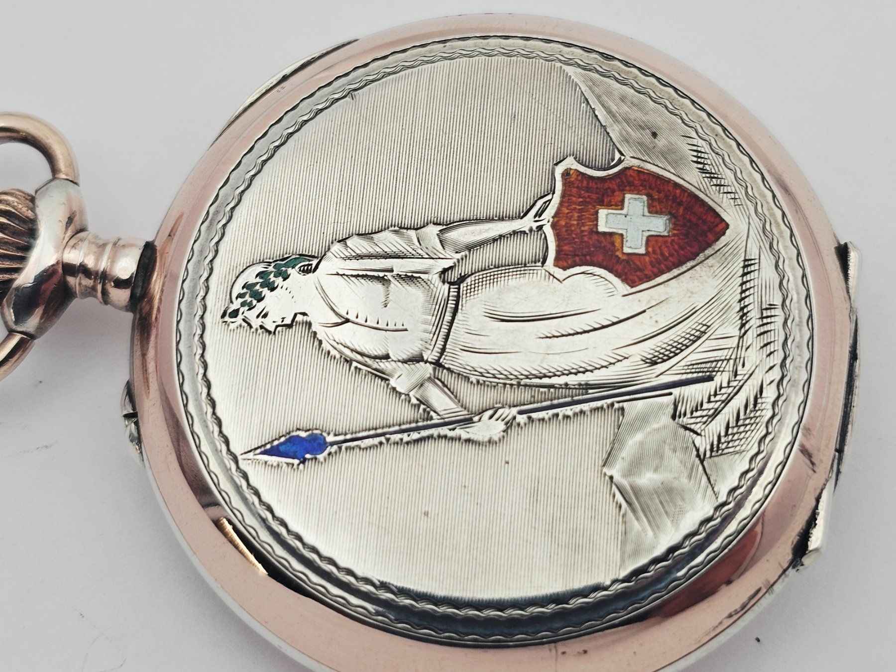 Orologi: Antike Taschenuhr Silber 800 – Usato da Bassersdorf venduto da AnkerWatch 6
