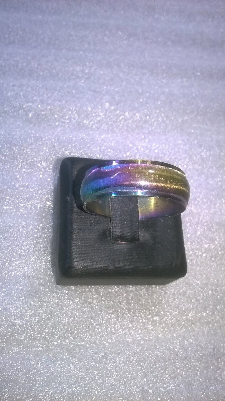 Ringe: RING EDELSTHAL,,MIT REGENBOGEN FARBEN,,,GLANZIG – Neu (gemäss Beschreibung) aus Basel von bijoutrie_4