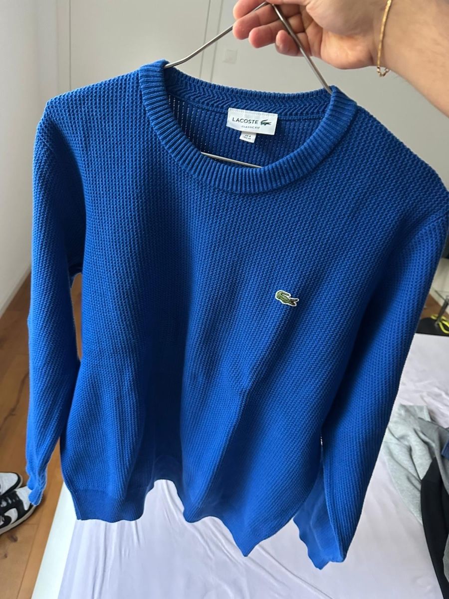 Lacoste Maglioni & Felpe: Lacoste Pullover, Grösse M, Blau - Top Zustand! – Nuovo (secondo la descrizione) da Zollikofen venduto da Akshy