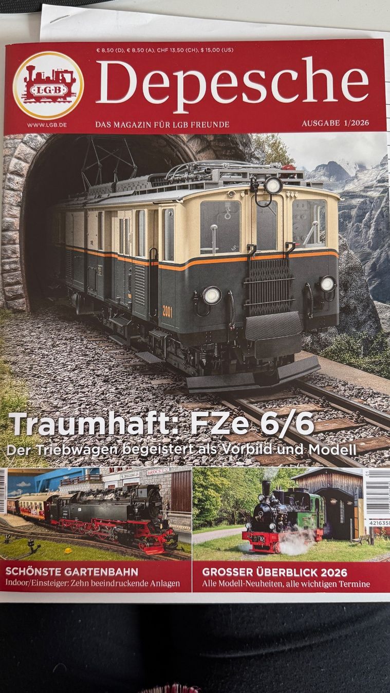 Riviste & Magazine: LGB Depesche 01/2026 – Nuovo (secondo la descrizione) da Samedan venduto da Gischpel25