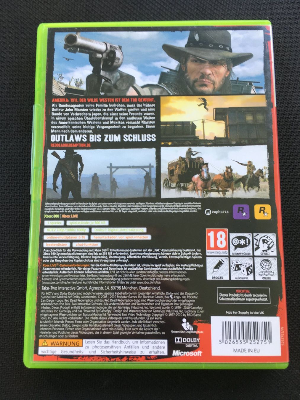 Microsoft Spiele: Red Dead Redemption - Xbox 360 – Gebraucht aus St.Gallen von sjosjo 1