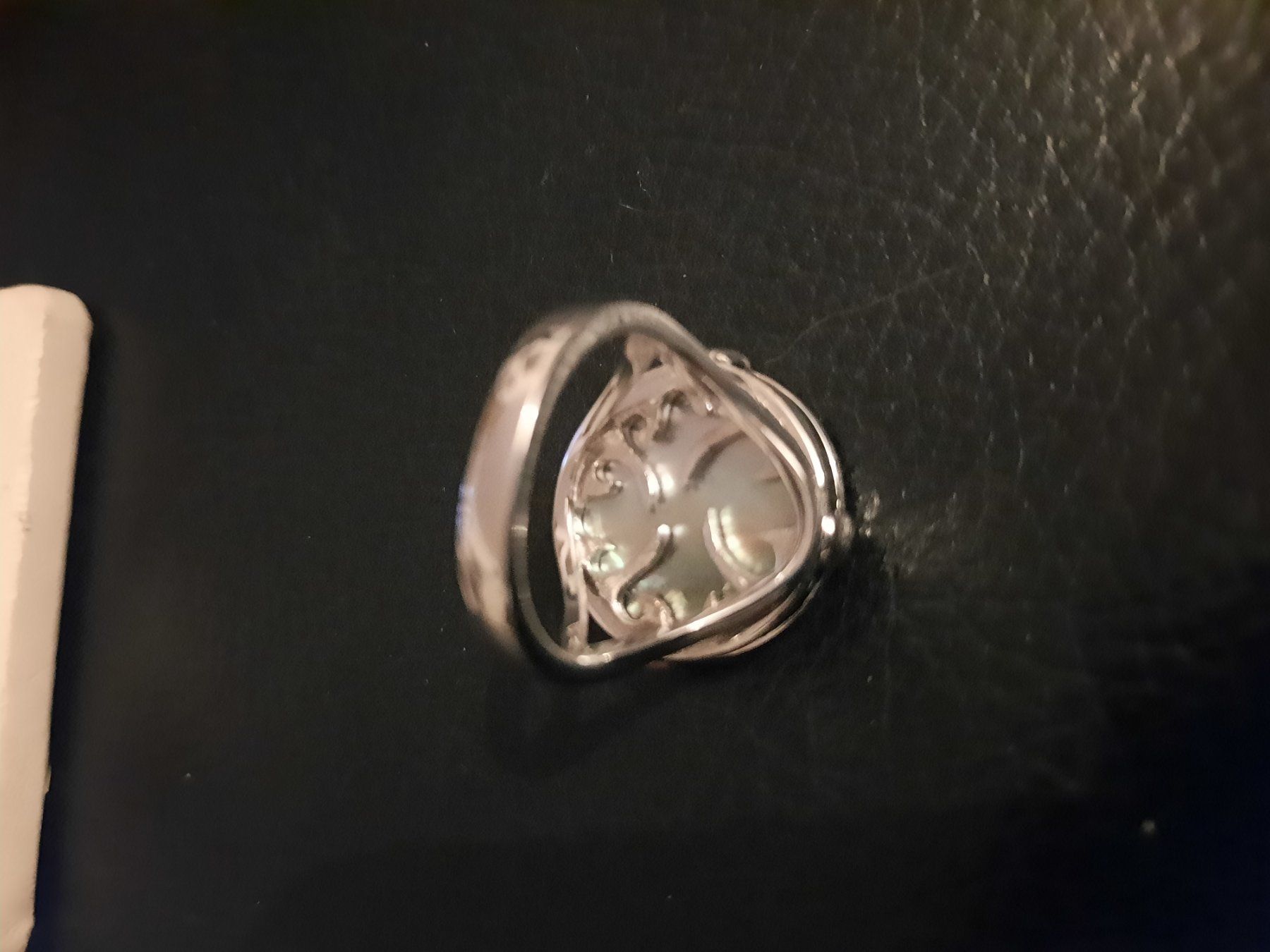 Anelli: Anello in argento 925 e madreperla colorata – Usato da Biasca venduto da Old_6blh 7