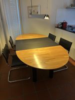 Esstisch Holz mit Erweiterungsplatten
