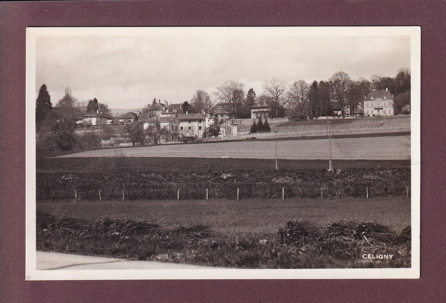Cartes postales: CELIGNY - 1934 // pli // – D'occasion à Pully par nicecards
