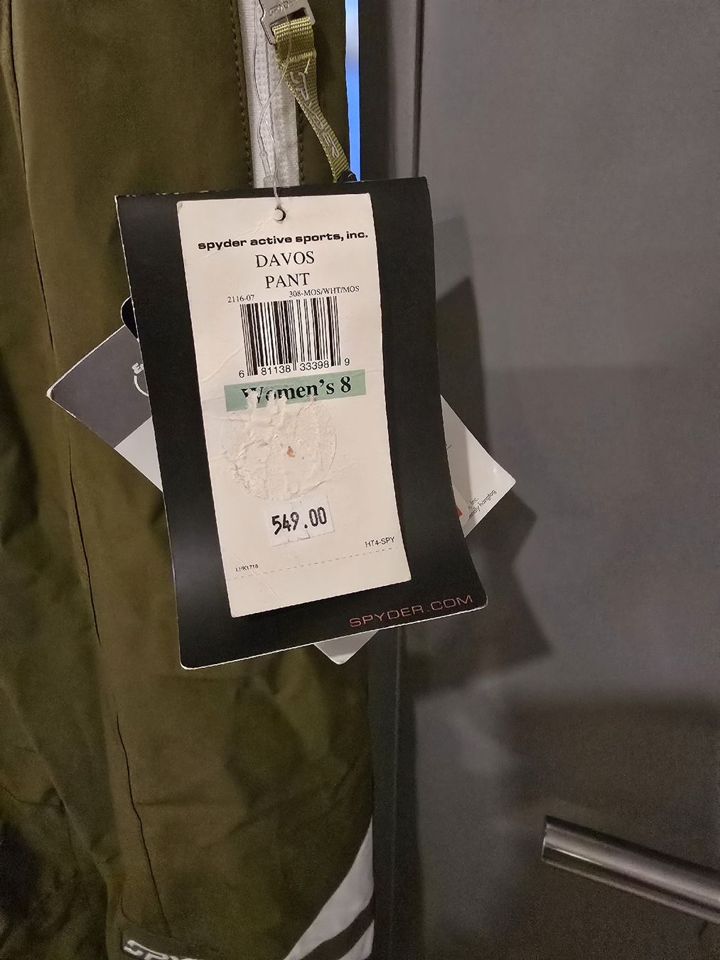Spyder Pantaloni: Neue Spyder Skihose – Nuovo e nell'imballaggio originale da Flums venduto da kitty29 2