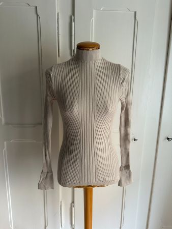 AMISU - Feinstrick Pullover beige S