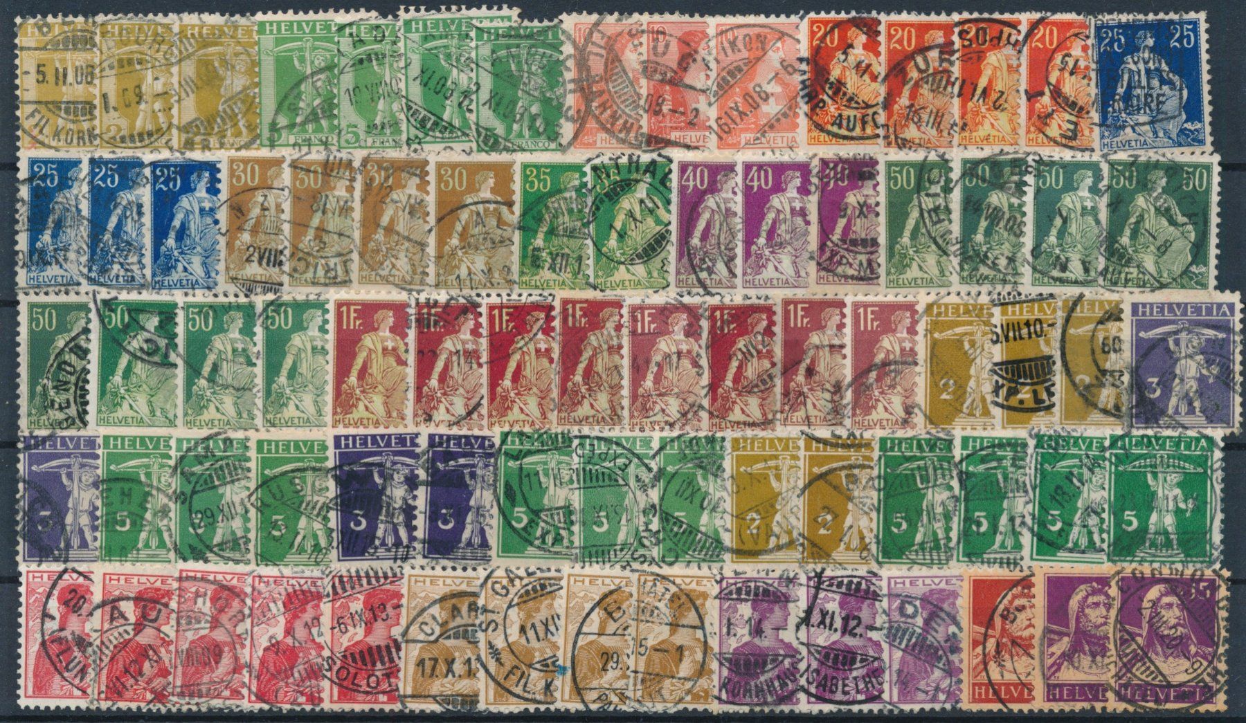 Alle Briefmarken: Stecker Schweiz – Gebraucht aus Bonau von Profila3