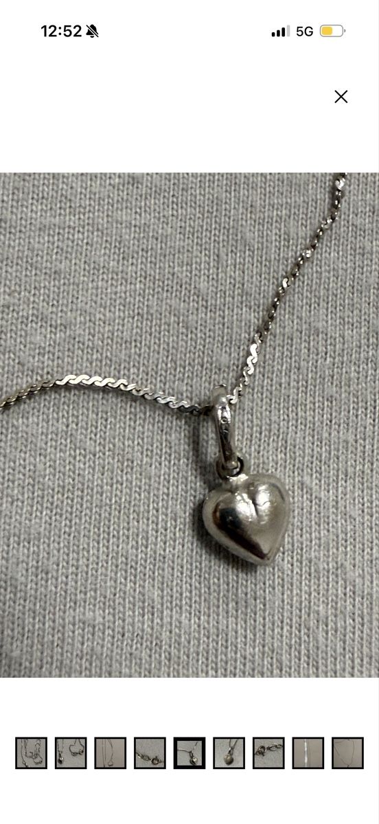 Catenine: Kette mit herz Anhänger Gold 750 – Usato da Oberhof venduto da RealStone