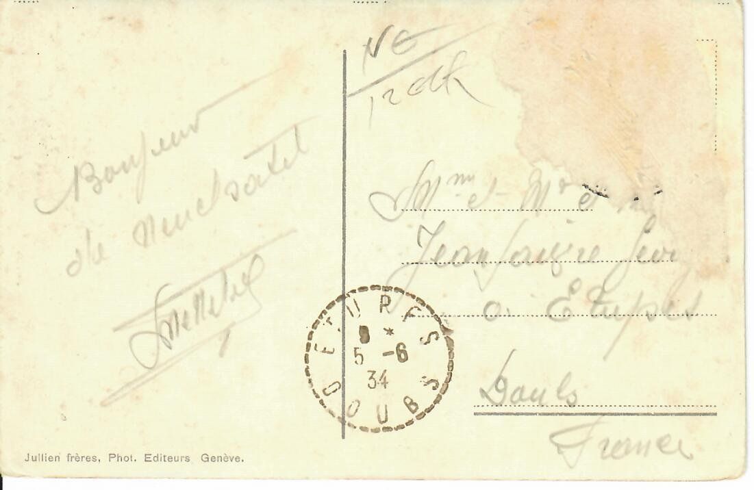 Ansichtskarten: Neuchâtel – Gebraucht aus Hochdorf von Ziegel-16 1