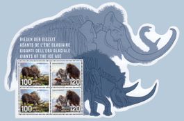 Spezialbogen - Riesen der Eiszeit** Mammut + Wollnashorn