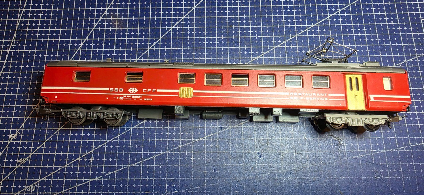 Lima Modellini di ferrovie: Lima SBB Restaurant Wagen HO/DC – Usato da Hochfelden venduto da Danizh0