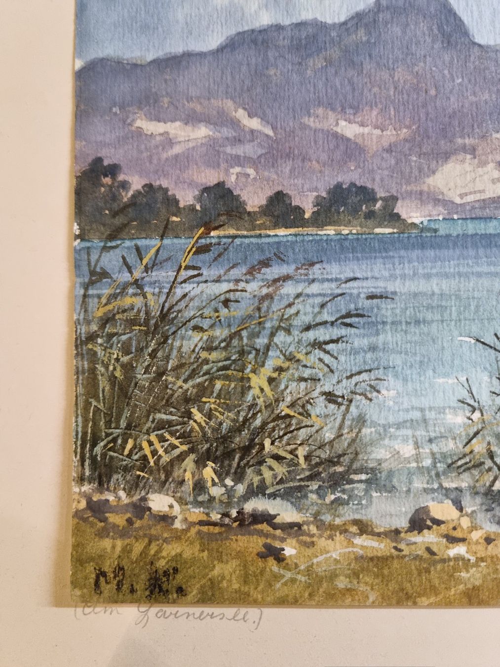 Dipinti: Aquarell  M.K Sarnersee TOP – Usato da Trachslau venduto da post35 2