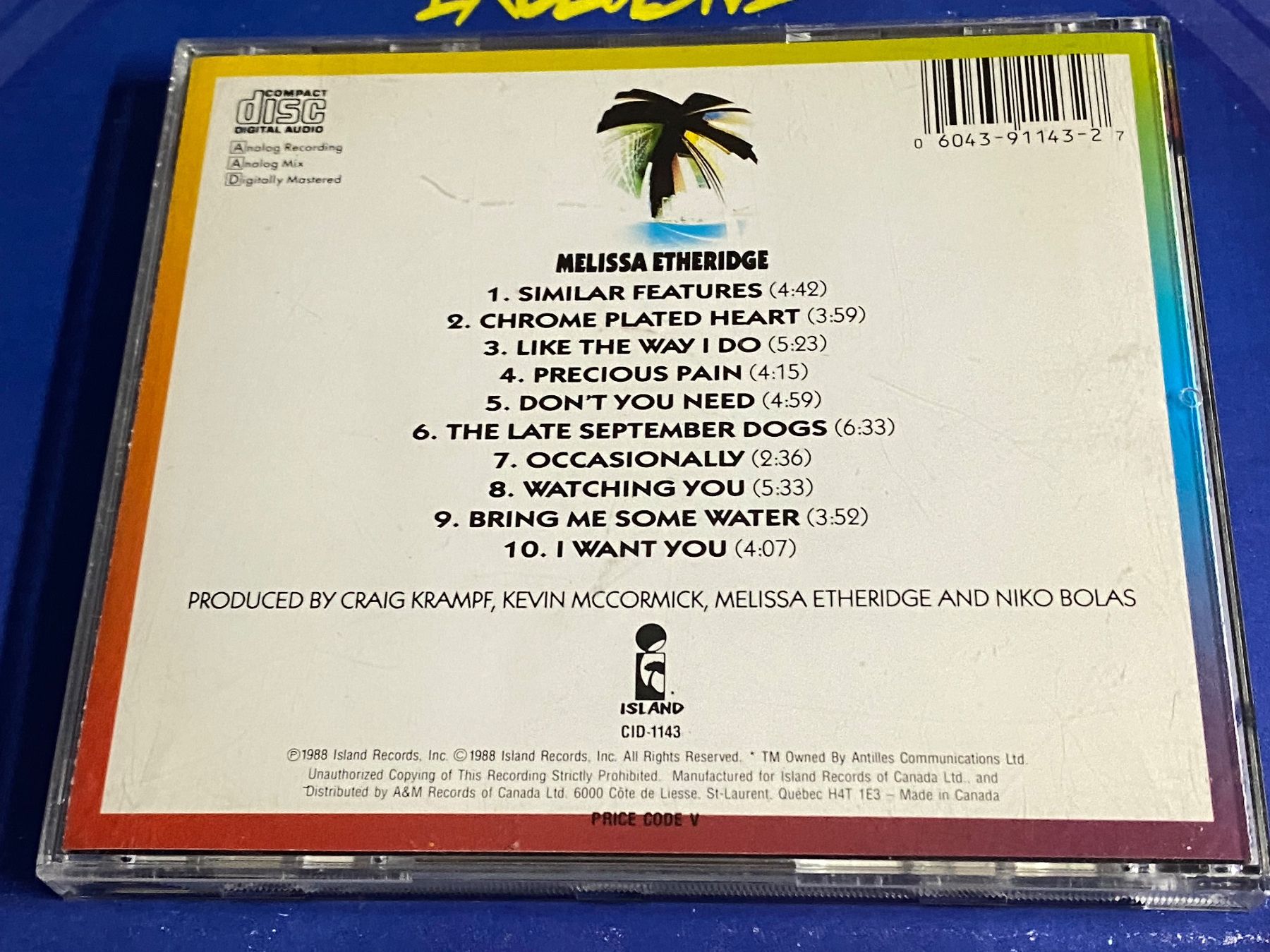 CDs: Melissa Etheridge – Gebraucht aus Muri b. Bern von AdidasCollector 1