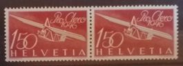 3657B) F41, Flugpostmarke Pro Aero postfrisch paar Kt. 100.-