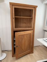 Holzschrank mit Glastür und Holztür akzeptabler Zustand